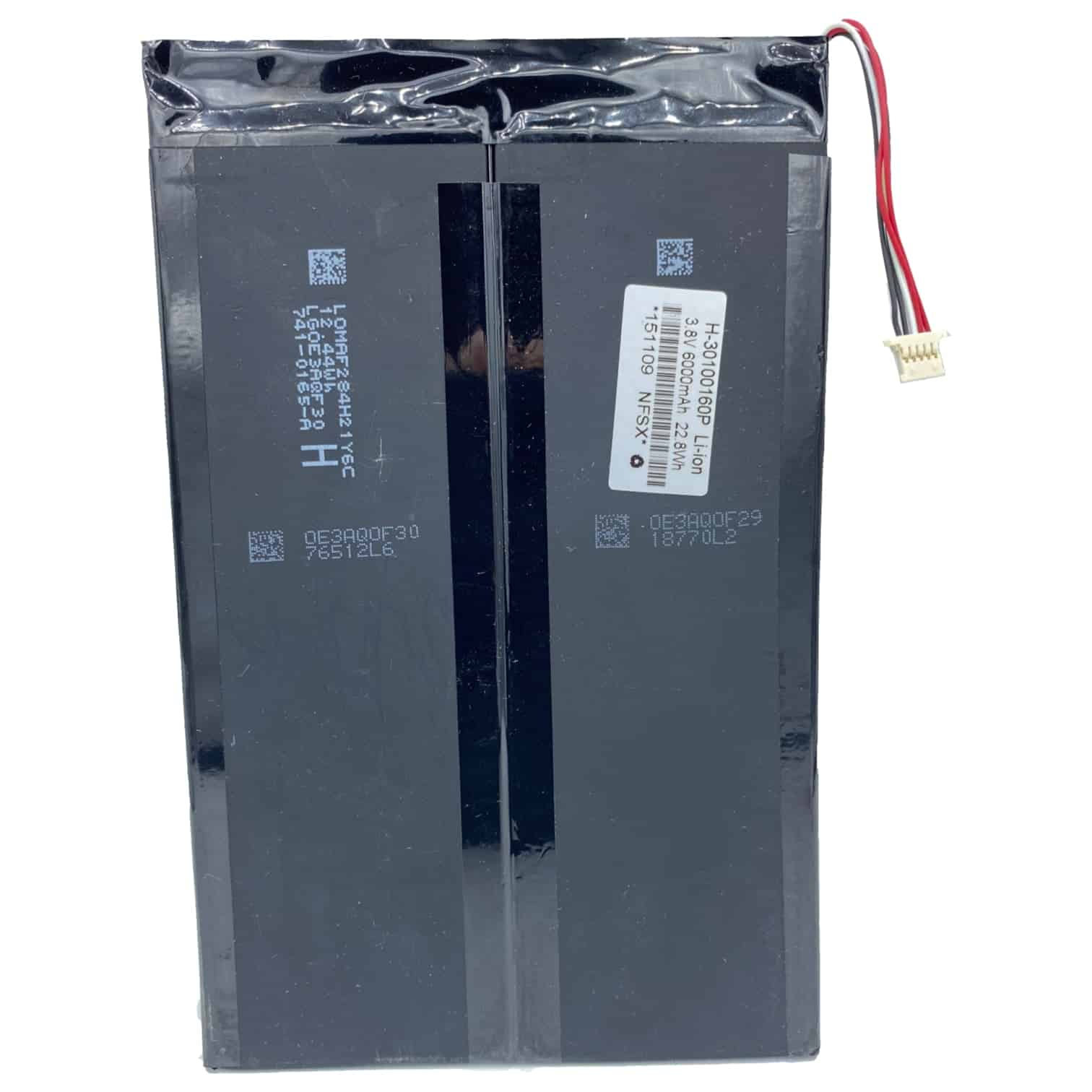 15.5 CM X 10 CM 3.8V 6000 mAh 22.8wh H-30100160P Tablet Batarya