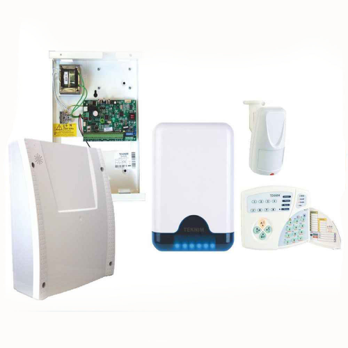 TEKNİM VAP404PT, 4+4 ZON, Gelişmiş ALARM Seti, (Akü Hariç)