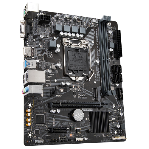 GIGABYTE H510M H V2, rev.1.0, 2xDDR4, M.2, D-SUB, HDMI, 10-11.Nesil, LGA1200 Soket, Anakart