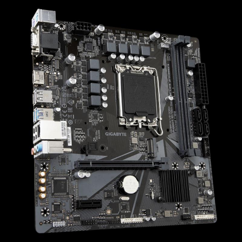 GIGABYTE H610M H V2 DDR4, rev1.0, 2xDDR4, M.2, D-SUB, HDMI, 12-13.14.Nesil, LGA1700 Soket, Anakart