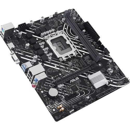 ASUS PRIME H610M-K ARGB, 2xDDR5, M.2,D-SUB, HDMI,12-13.14.Nesil, LGA1700 Soket, Anakart