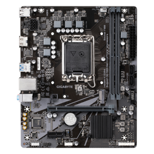 GIGABYTE H610M K DDR4, 2xDDR4, M.2, HDMI, 12-13.14.Nesil, LGA1700 Soket, Anakart