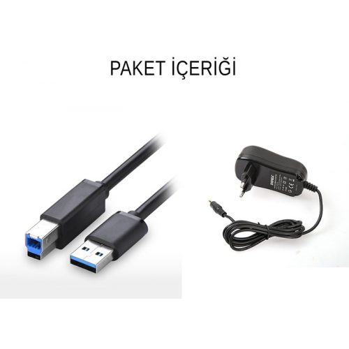EVEREST HD3-540, 2.5’’ ve 3.5’’ Disk Uyumlu, USB 3.0, İki Disk Yuvalı, Dock Station