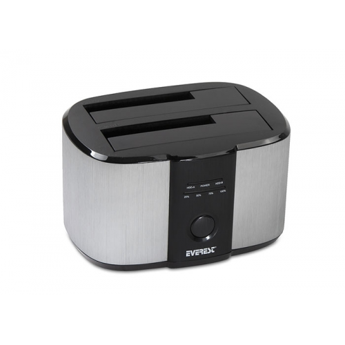 EVEREST HD3-540, 2.5’’ ve 3.5’’ Disk Uyumlu, USB 3.0, İki Disk Yuvalı, Dock Station