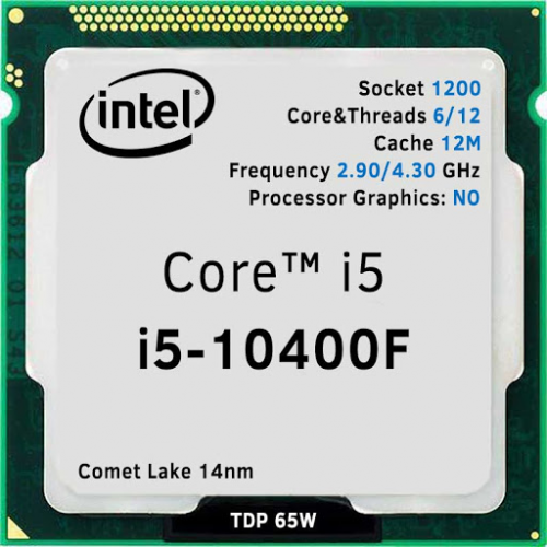 INTEL%20i5-10400F%206%20Core,%202.9Ghz,%2012Mb,%2065W,%20LGA1200,%2010.Nesil,%20TRAY,%20(Dahili%20Grafik%20YOK,%20Fan%20YOK)