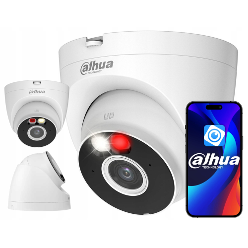DAHUA IPC-HDW1539DA-SW-PV, 5Mpix, 2,8mm Lens H265, Dual Smart Light, IP66, Wifi, Dahili Mikrofon, Dome IP Kamera