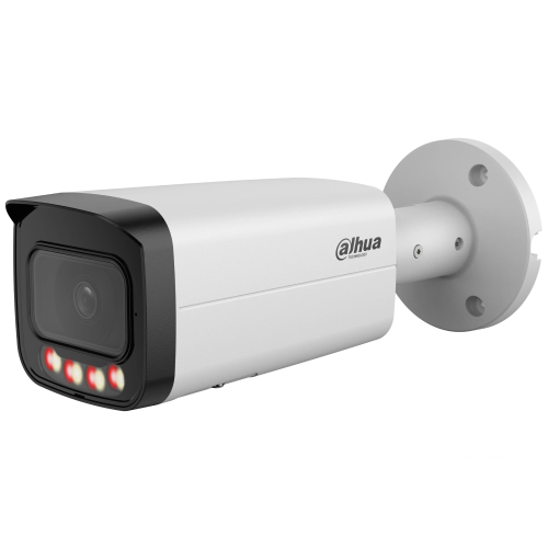 DAHUA IPC-HFW21249T-AS-IL  12Mpix, 3,6mm Lens,SD Kart, Smart Dual Light, H265+, 30Mt Gece Görüşü, IP67, Dahili Mikrofon, PoE Bullet IP Kamera (Beyaz)
