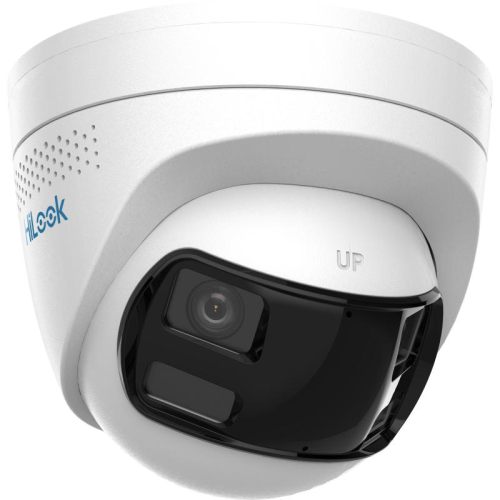 HILOOK IPC-T269HAD-LUF/SL, 6Mpix,2,8mm Dual  Lens, H265+, Dual Light, 30Mt Gece Görüşü, Dahili Mikrofon, PoE, IP67, Dome, IP Kamera