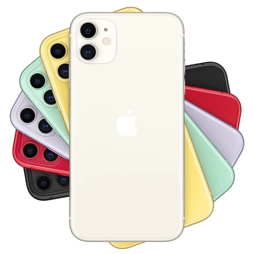 Apple iPhone 11, 64Gb, Beyaz, 4Gb Ram,  6 Çekirdek, 6,1inc Ekran, 12Mpix Ön 12Mpix Arka Kamera, Türkiye Garantili