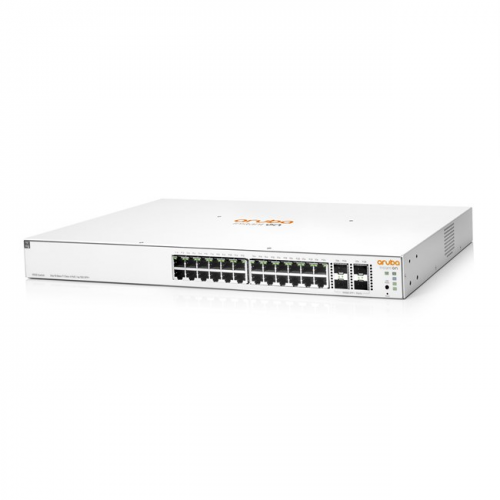 HP Aruba Instant On, JL683B, 1930-24G, 24Port, GigaBit, PoE 195W, 4 Port Gigabit SFP, Yönetilebilir, Rack Mount Switch