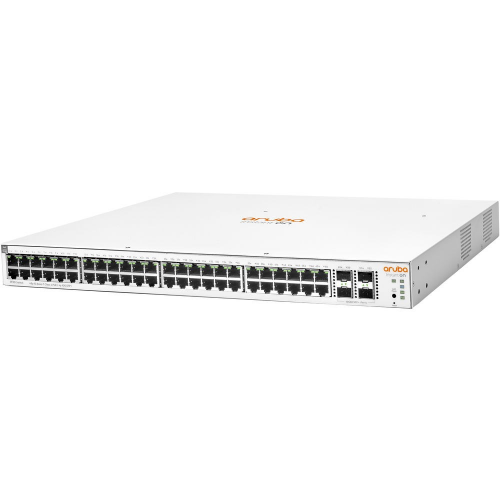 HP Aruba Instant On, JL686B, 1930-48G, 48Port, GigaBit, PoE 370W, 4 Port Gigabit SFP, Yönetilebilir, Rack Mount Switch