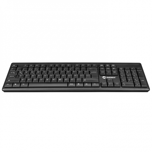 EVEREST KB-1002, USB Kablolu, Türkçe Q, Standart Klavye (Siyah)