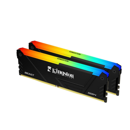 KINGSTON Beast, KF436C18BB2AK2/32TR, 32Gb   (2x16Gb), 3600Mhz, DDR4, CL18, RGB, Desktop Gaming RAM (Soğutuculu)