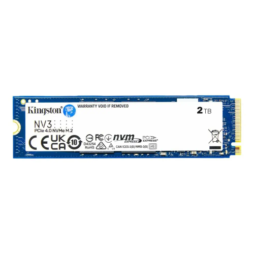 KINGSTON SNV3S/2000G, NV3, 2TB, 6000/5000, Gen4, NVME PCIe M.2 2280, SSD