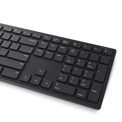 DELL Pro, KM5221WBKR-TUR, Siyah, Kablosuz, Türkçe Q, Multimedya, Klavye +Mouse Set
