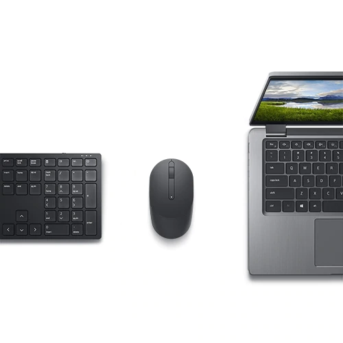 DELL Pro, KM5221WBKR-TUR, Siyah, Kablosuz, Türkçe Q, Multimedya, Klavye +Mouse Set