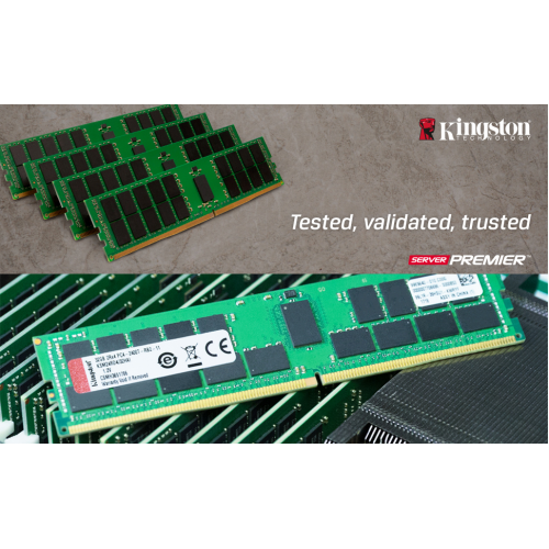 KINGSTON KSM32ED8/32HC, 32Gb, 3200Mhz, DDR4, ECC, CL22, UDIMM, SERVER RAM