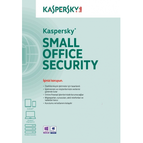 Kaspersky SMALL OFFICE Security 1 Server +10 User, 1 YIL, Kutulu Ürün