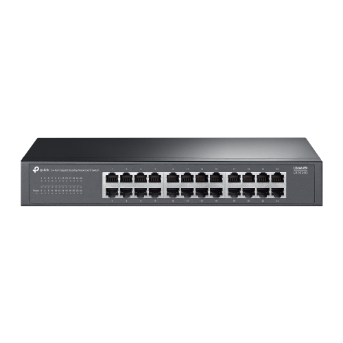 TP-LINK LS1024G, Green Tech, 24 Port GigaBit, Yönetilemez, Metal Kasa, Masaüstü Switch