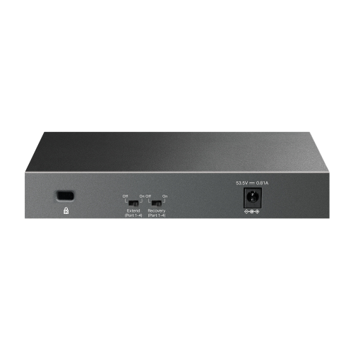 TP-LINK LS106LP, Green Tech, 6 Port, MegaBit, 4 Port PoE 41W, Metal Kasa, Yönetilemez, Masaüstü Switch