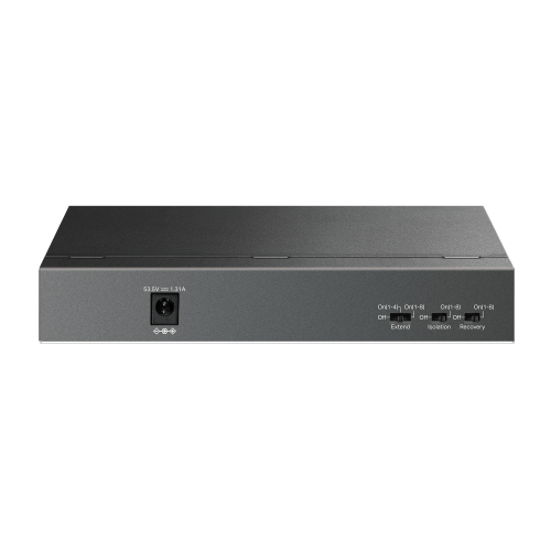 TP-LINK LS109P, Green Tech, 8 Port MegaBit, POE 63W, 1 Port Uplink, Long Range 250Mt, Yönetilemez, Metal Kasalı Switch