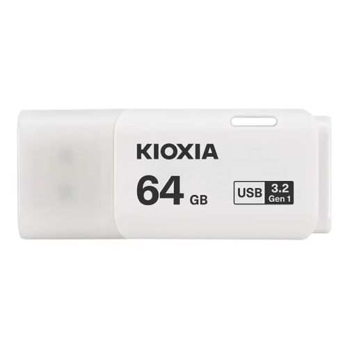 KIOXIA U301W 64GB USB 3.2 Gen1 TransMemory Flash Disk (Beyaz)