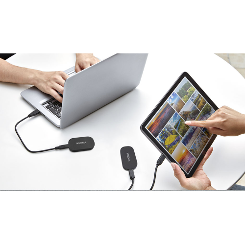 KIOXIA EXCERIA PLUS, LXD20K002TG8, 2TB, 1050/1000, Gen2, USB 3.2, Taşınabilir Harici SSD