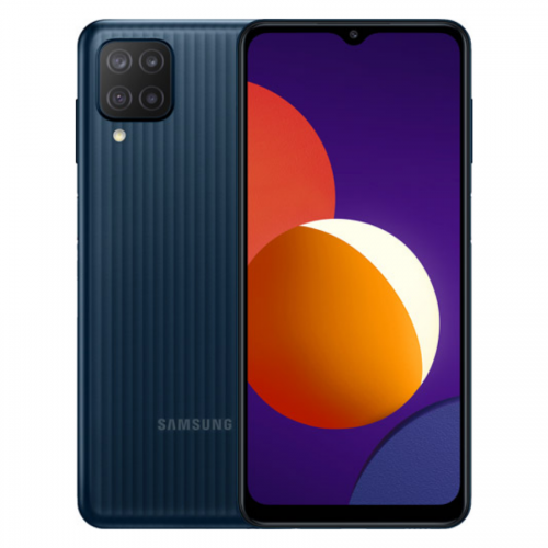 SAMSUNG  M127F/DS GALAXY M12 Siyah, 128Gb, 4Gb Ram, 8 Çekirdek, 6,5inc Ekran, 8Mpix Ön 48Mpix Arka Kamera, Türkiye Garantili.