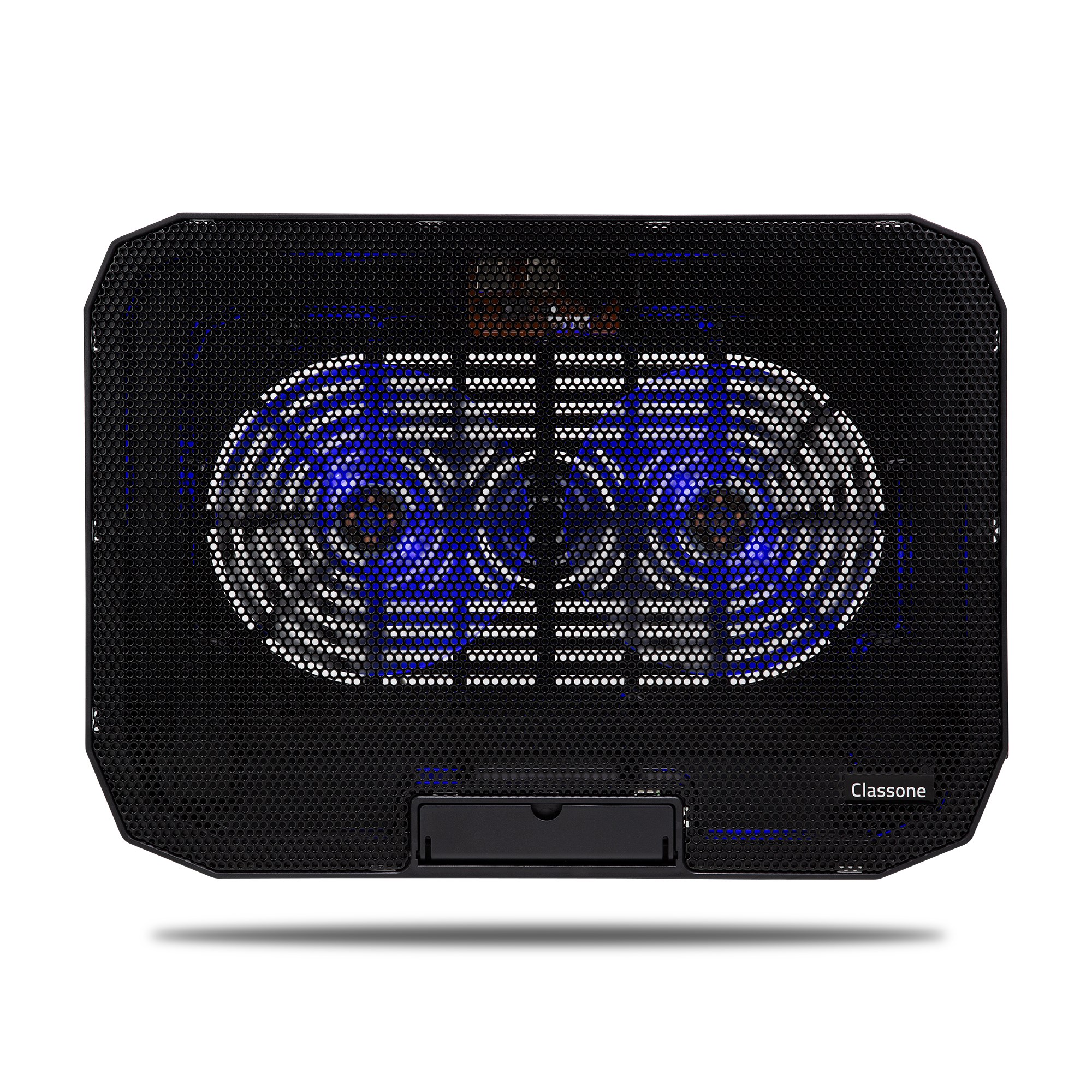 Classone M40 Gaming Laptop Soğutucu Notebook Standı, Mavi LED ,14-15.6-17 Inch Uyumlu, 2 Fan, 2 USB
