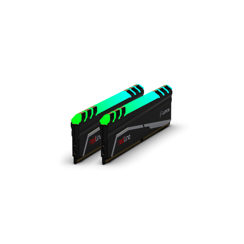 MUSHKIN redLine Lumina, MLA4C360JNNM8GX2, 2x8Gb Kit, 3600Mhz, DDR4, CL18, RGB, Desktop Gaming RAM (Soğutuculu)