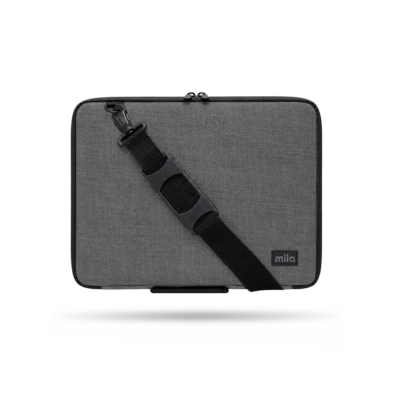 Mila 3in1 Serisi MLK144 13,14 inch Uyumlu Tablet, Laptop El ve Omuz Çantası – Keten Gri