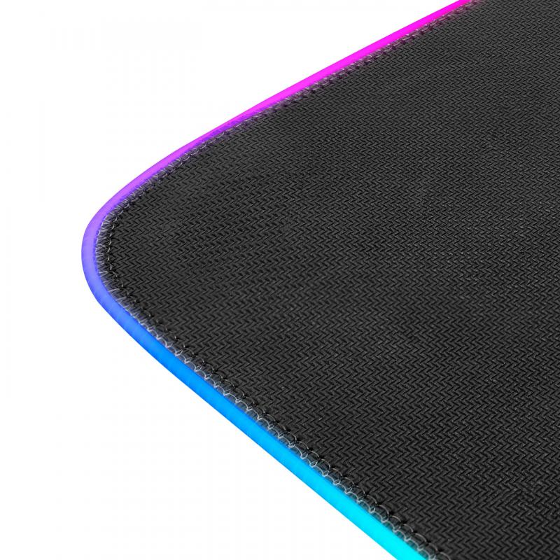 Rampage MP-24 Siyah 300*800*3mm RGB Ledli Gaming Mouse Pad