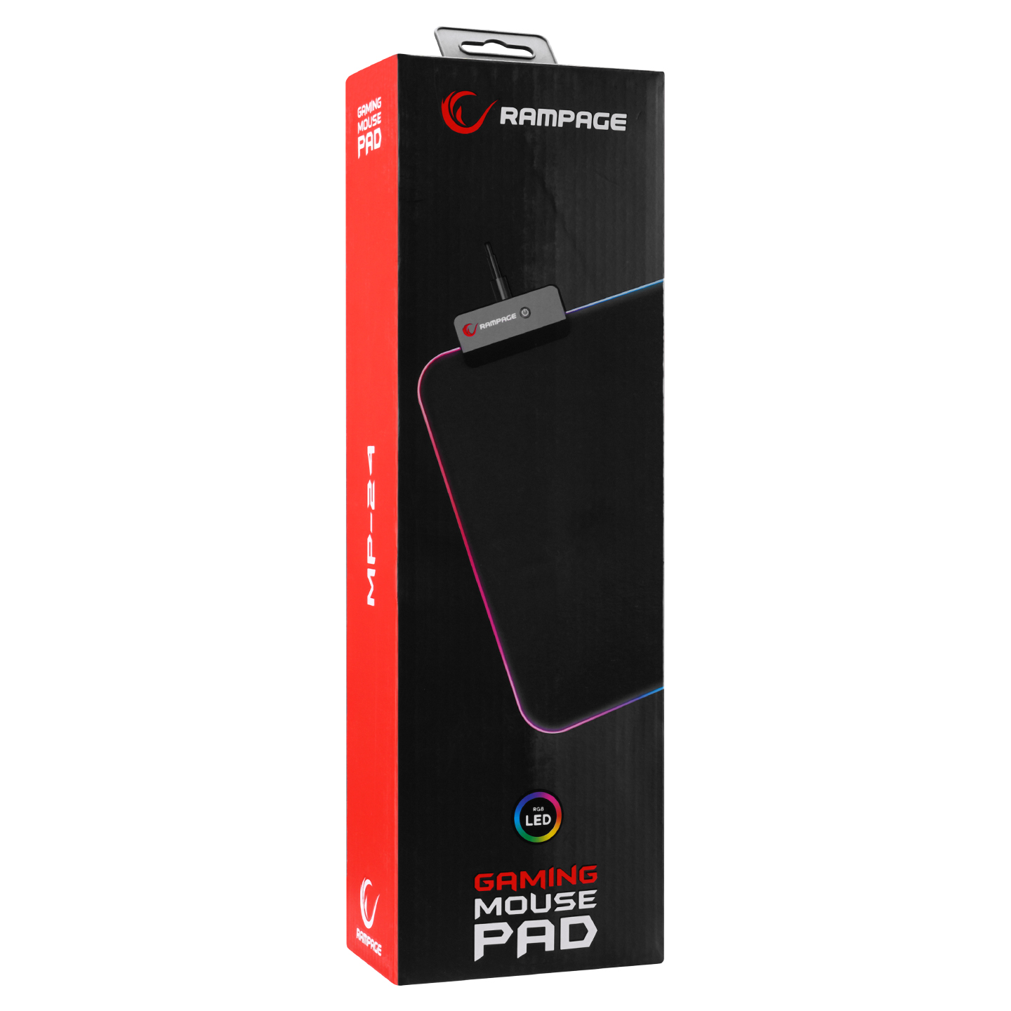Rampage MP-24 Siyah 300*800*3mm RGB Ledli Gaming Mouse Pad