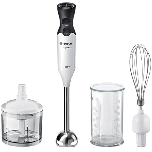 BOSCH MS6CA4150 ErgoMixx Style, 800W, Paslanmaz Çelik, El Blander Seti