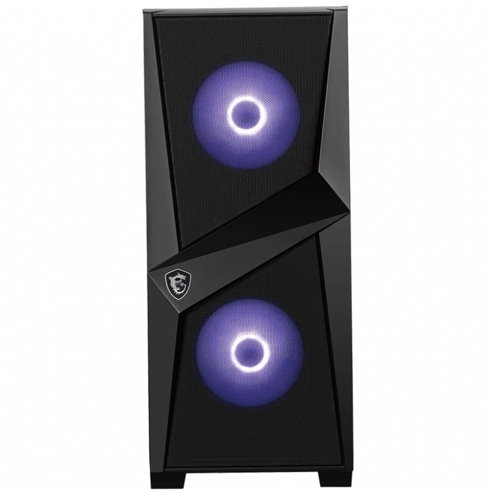 MSI MAG FORGE 100M Tempered Glass RGB USB 3.2 Mid Tower Kasa