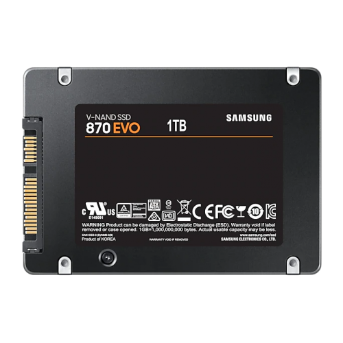 SAMSUNG MZ-77E1T0BW 870 EVO 1TB 560/530, 2,5’’ SATA SSD (Türkiye Distribütörü Garantili)