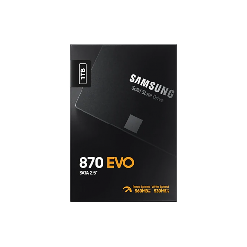SAMSUNG MZ-77E1T0BW 870 EVO 1TB 560/530, 2,5’’ SATA SSD (Türkiye Distribütörü Garantili)
