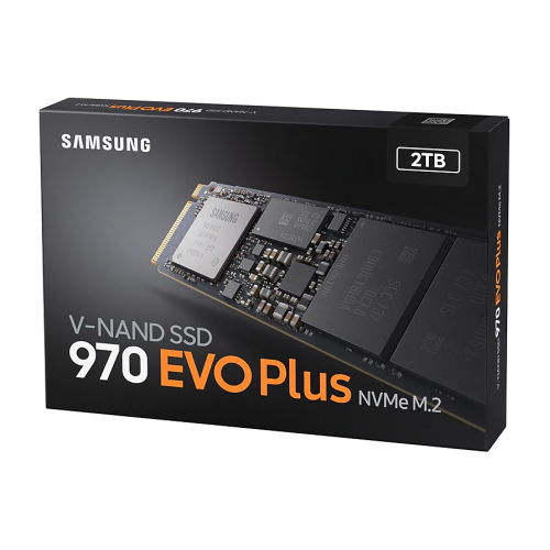 SAMSUNG MZ-V7S2T0BW 970 EVO PLUS 2TB 3500/3300 Gen3, NVMe PCIe M.2 2280, SSD (Türkiye Distribütörü Garantili)