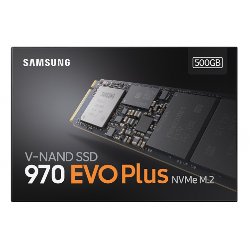 SAMSUNG MZ-V7S500BW 970 EVO PLUS 500GB 3500/3200 Gen3, NVMe PCIe M.2 2280, SSD