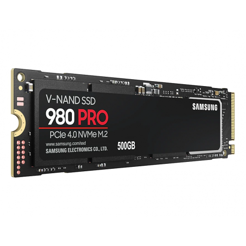 SAMSUNG MZ-V8P500BW, 980 PRO, 500GB, 6900/5000, Gen4, NVMe PCIe M.2, SSD