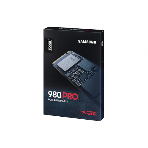 SAMSUNG MZ-V8P500BW, 980 PRO, 500GB, 6900/5000, Gen4, NVMe PCIe M.2, SSD