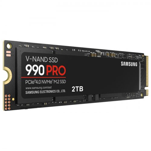 SAMSUNG MZ-V9P2T0BW, 990 PRO, 2TB, 7450/6900, Gen4, NVMe PCIe M.2 2280, SSD (Türkiye Distribütörü Garantili)