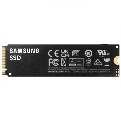 SAMSUNG MZ-V9P2T0BW, 990 PRO, 2TB, 7450/6900, Gen4, NVMe PCIe M.2 2280, SSD (Türkiye Distribütörü Garantili)
