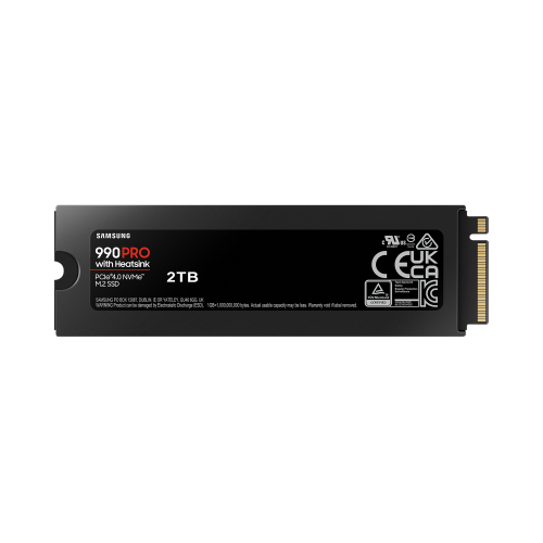 SAMSUNG MZ-V9P2T0CW, 990 PRO, 2TB, 7450/6900, Gen4, NVMe PCIe M.2 2280, SSD (Soğutuculu) (Türkiye Distribütörü Garantili)