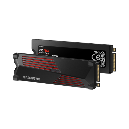 SAMSUNG MZ-V9P2T0CW, 990 PRO, 2TB, 7450/6900, Gen4, NVMe PCIe M.2 2280, SSD (Soğutuculu) (Türkiye Distribütörü Garantili)