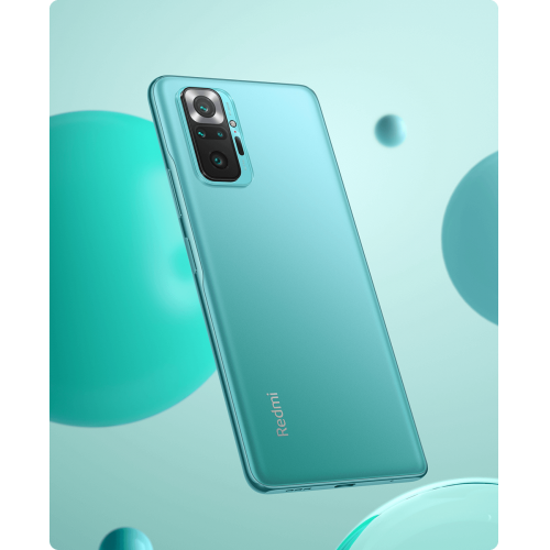 XIAOMI Redmi NOTE 10 Pro Aurora Green, 256GB, 8Gb Ram, 8 Çekirdek, 6,67inc Ekran, 16Mpix Ön 108Mpix Arka Kamera, Türkiye Garantili