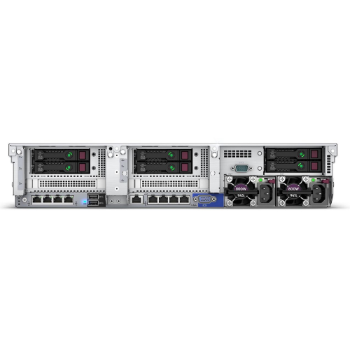 HP P20174-B21_UPG, DL380, GEN10, Intel Xeon Silver 4210, 64Gb RDIMM Ram, 2x960Gb SSD, 8SFF, 2x500W Power, 2U Kasa RACK SERVER