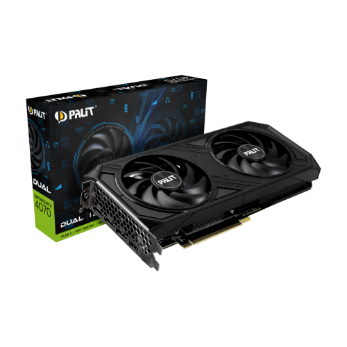 PALIT RTX4070, DUAL, 12Gb, 192Bit, GDDR6X, 1xHDMI, 3xDP GAMING Ekran Kartı
