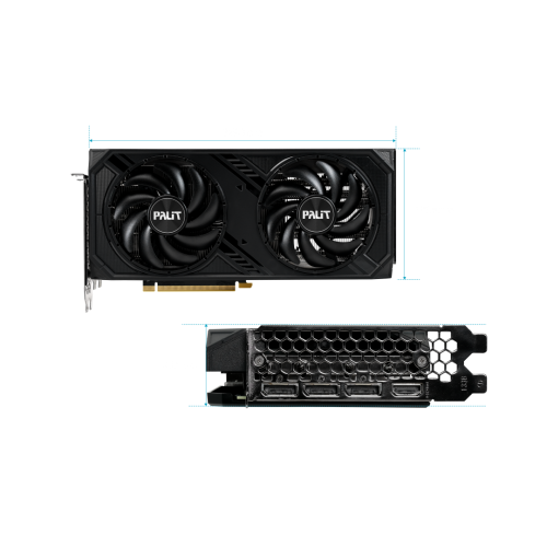 PALIT RTX4070, DUAL, 12Gb, 192Bit, GDDR6X, 1xHDMI, 3xDP GAMING Ekran Kartı