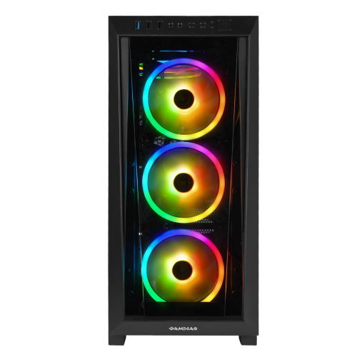 PANTHERA-02B, AMD RYZEN 5 5600, 16Gb DDR4 Ram, 500Gb NVMe SSD, 8Gb GDDR6 RX 5500 Ekran Kartı, 1600W Kasa, Free Dos OEM PAKET